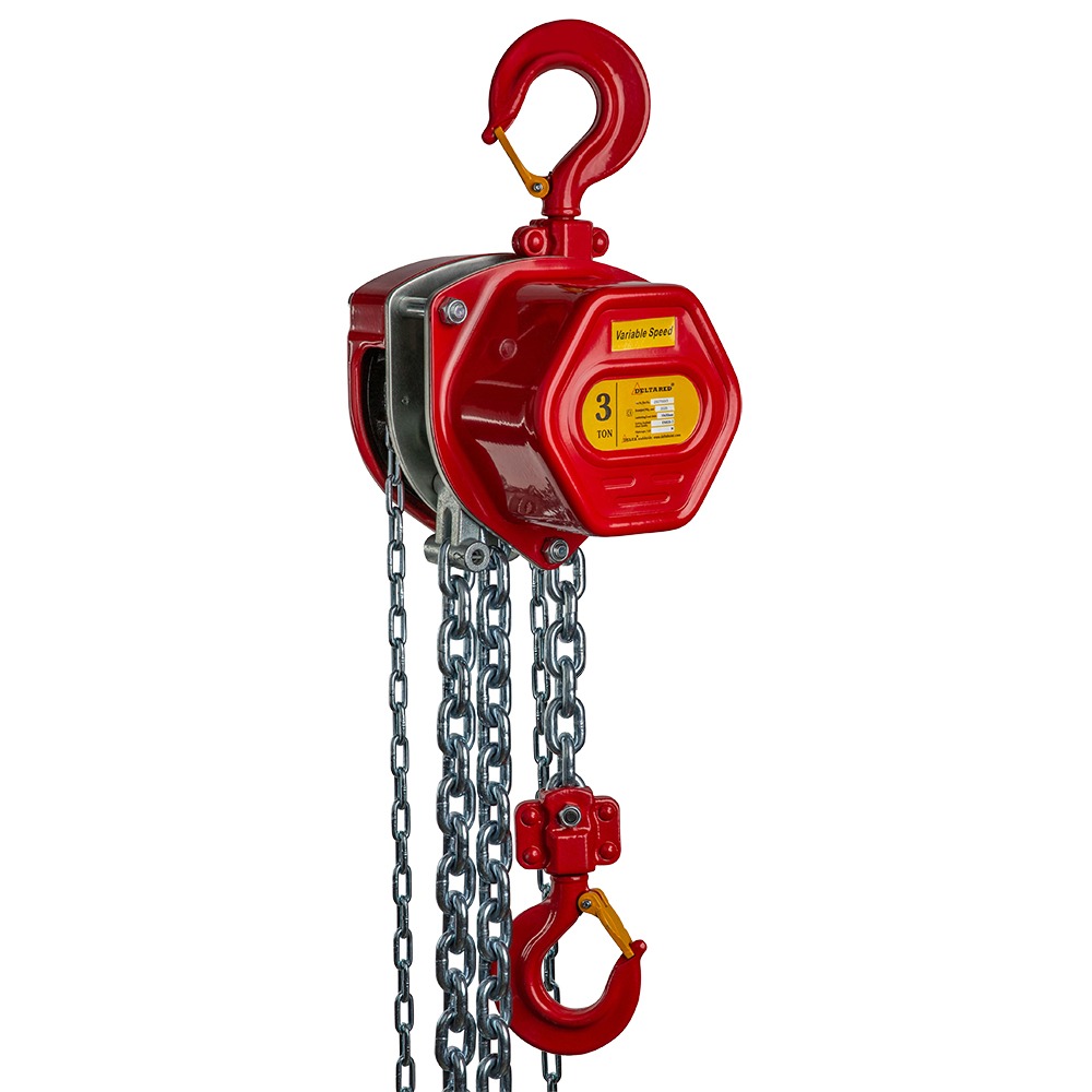 Delta red VS.0.04103000 Palan manuel à chaîne High-Speed Premium 3 t 1 pièce hors chaîne