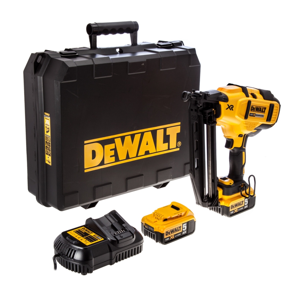 DeWalt DCN660P2-QW DCN660P2 Coffret cloueur de finition 16GA 5AH LI-ON