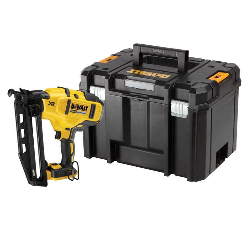 DeWalt DCN660NT-XJ Afwerkingstacker 16GA 18V excl. accu's en lader in TSTAK Koffer DCN660NT 16GA 18V