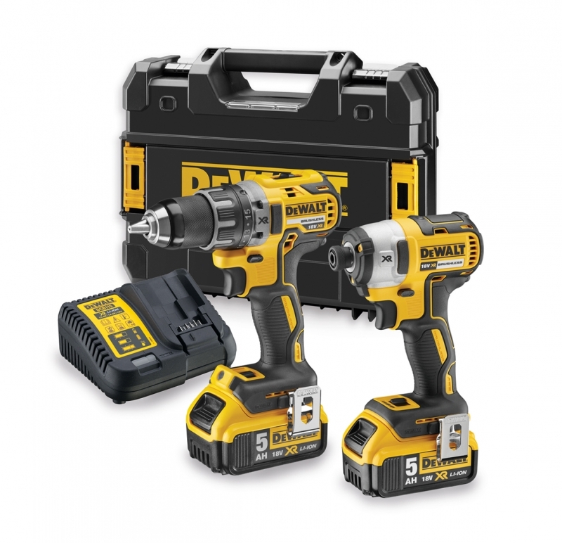 DeWalt DCK268P2T-QW Pack 2 outils XR 18V 5Ah Li-Ion
