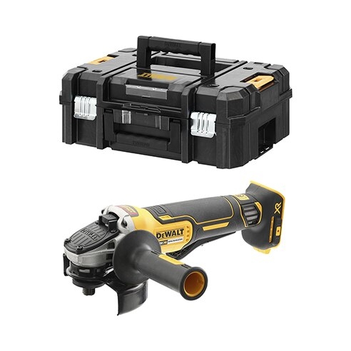 DeWalt DCG406NT-XJ XR Meuleuse d'angle à batterie 18V 125 mm sans batteries ni chargeur dans un boîtier Tstak