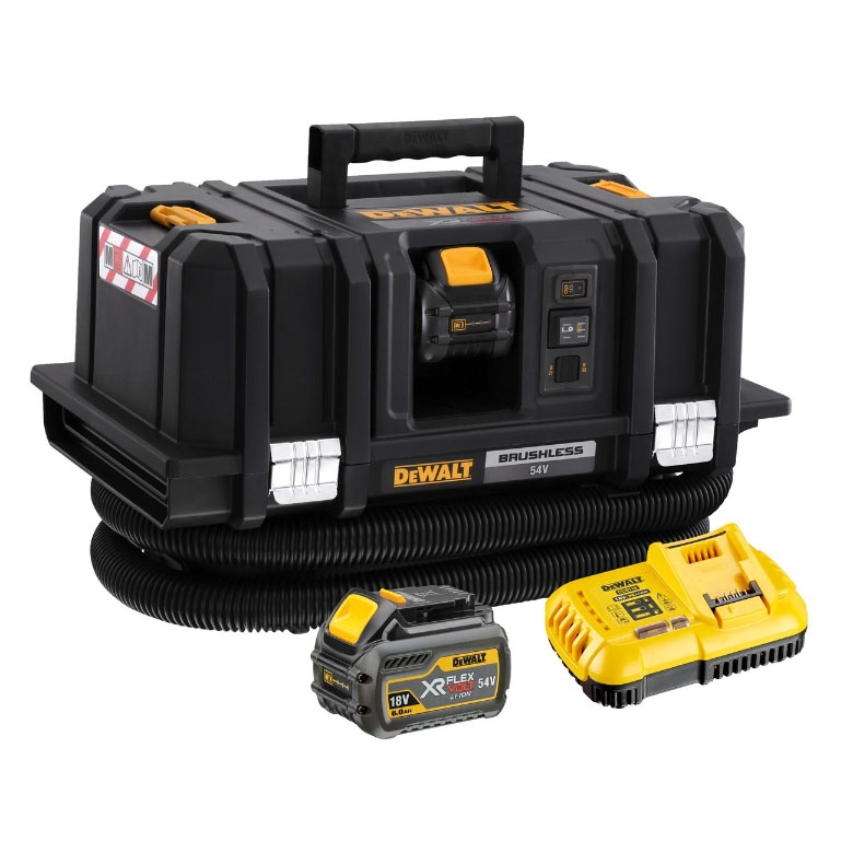 DeWalt DCV586MT2-QW FlexVolt Batterie aspirateur eau et poussière M-class 54V 6Ah Li-Ion