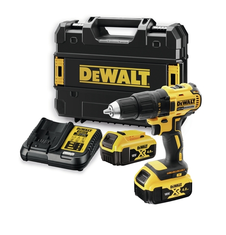 DeWALT DCD777M2T-QW Perceuse visseuse sans fil 18V Li-Ion avec 2 batteries 4.0 Ah en TSTAK