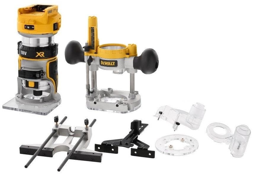 DeWalt DCW604N-XJ Affleureuse/tailleuse à batterie 18V hors batteries et chargeur + 5 ans de garantie distributeur !