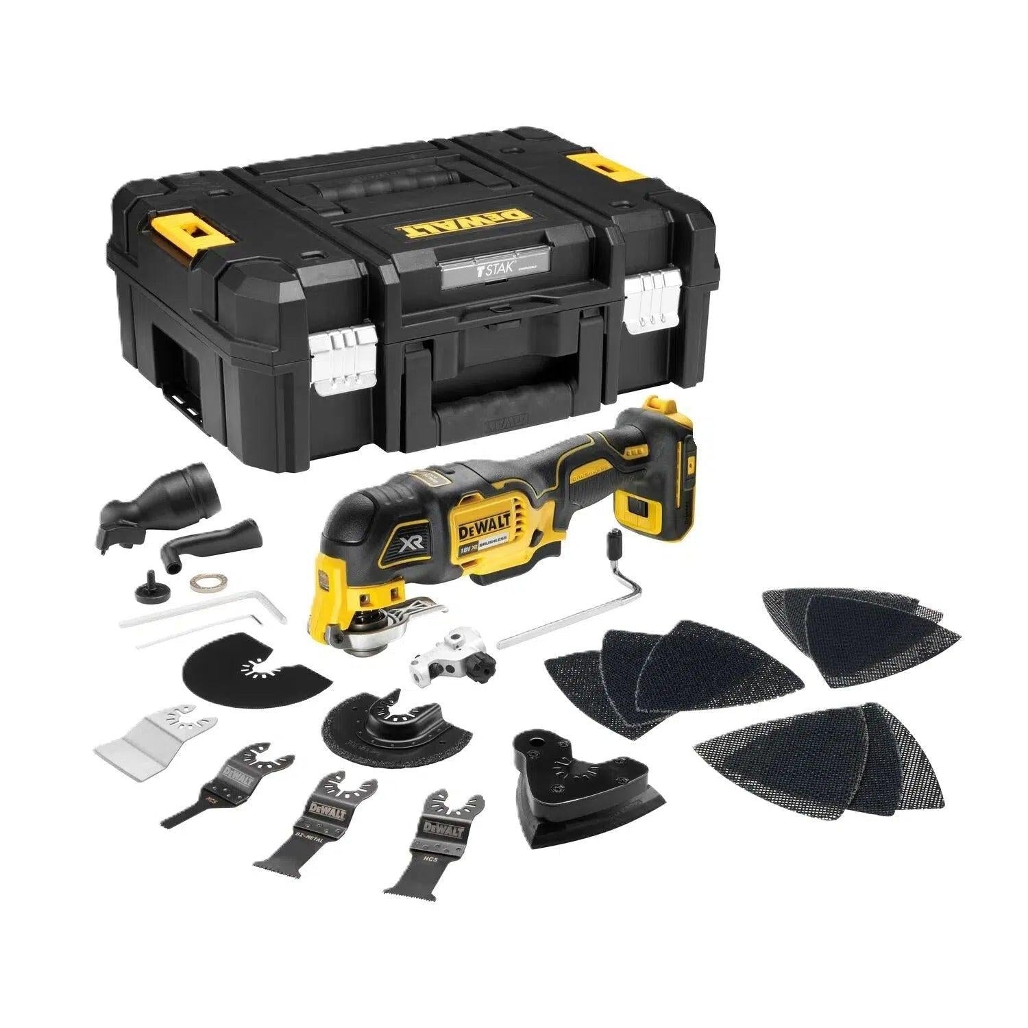 DeWALT DCS356NT-XJ Outil multifonction oscillant sans piles ni chargeur en TSTAK
