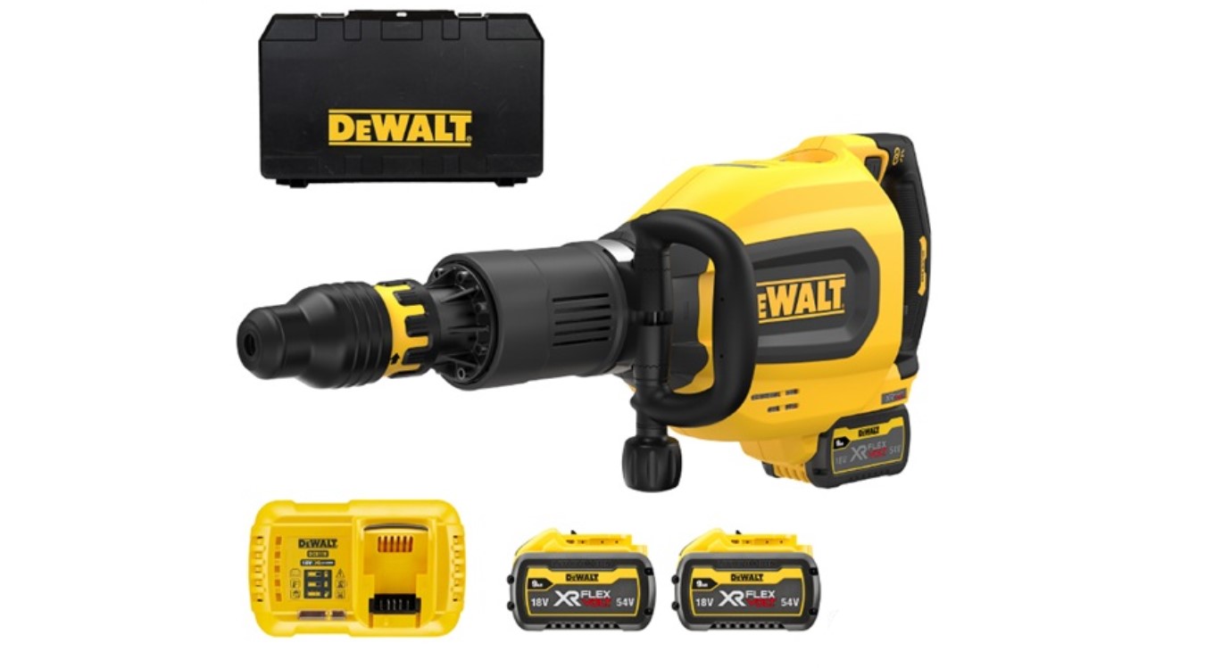 DeWALT DCH911X3-QW Marteau sans fil SDS-Max FlexVolt 54V 3 x 9.0Ah Li-Ion