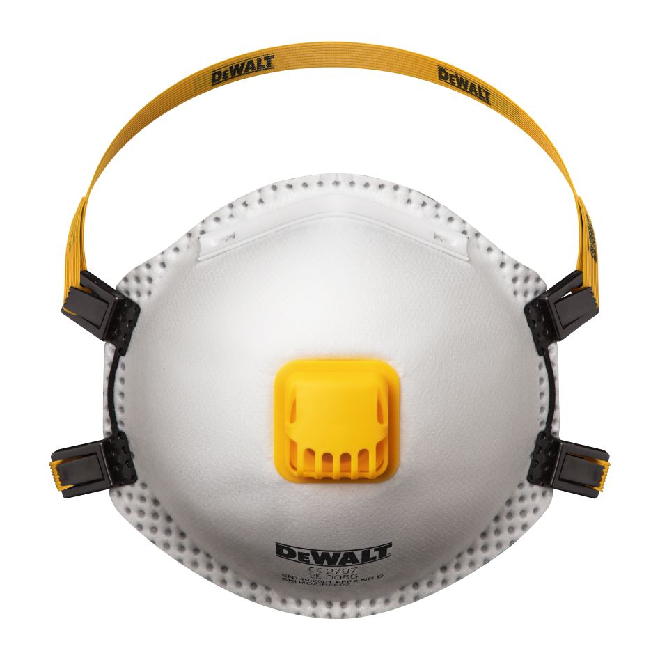 DeWalt Accessoires DXIRFFP210 FFP2 Masque anti-poussière jetable 10 pièces