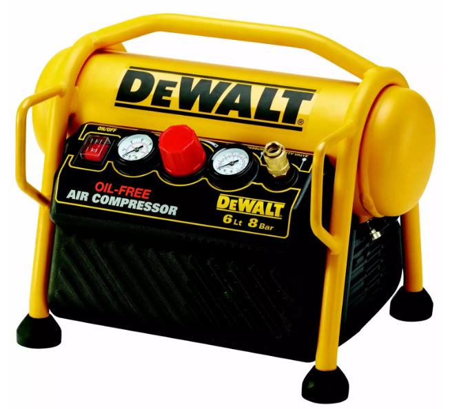 DeWalt DPC6MRC-QS Compresseur 6 litres + tuyau 5m