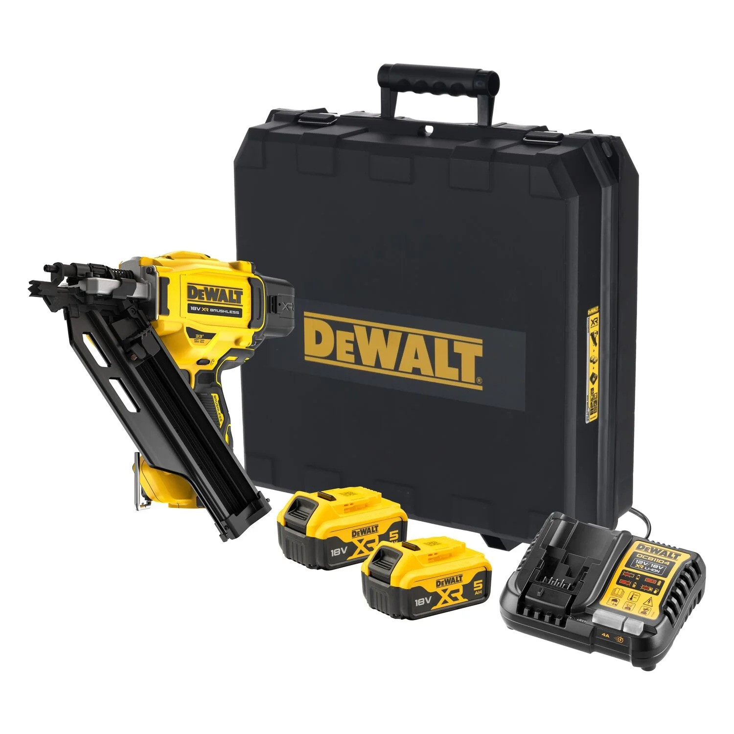 DeWalt DCN930P2-QW Cloueur à bande 50-90 mm 2-vitesses 18V 5.0Ah en TSTAK