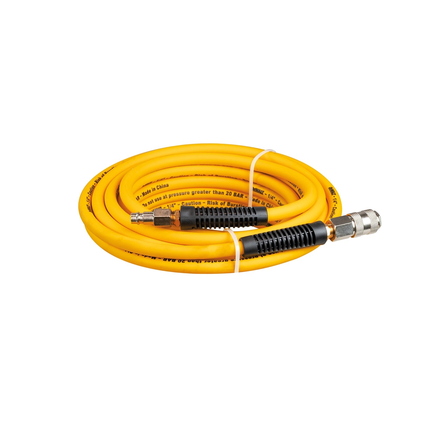 DeWalt DXCMH05E Tuyau d'air 5 m pour compresseur &Oslash;8x12mm incl. raccords rapides