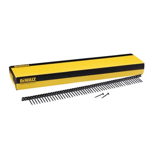 DeWALT Accessoires DWF4100550 Vis d''assemblage 3,5 x 55 Tête de trompette à filetage grossier pour profilés en bois 1000 pièces