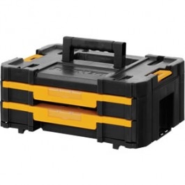 DeWALT Accessoires DWST1-70706 Coffret TSTAK™ IV 2 tiroirs avec diviseurs