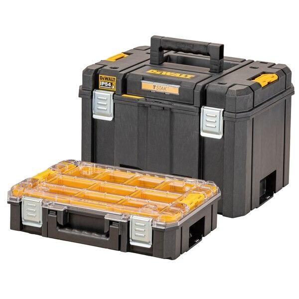DeWalt Accessoires DWST83520-1 T-STAK 2.0 VI Deep Mallette de rangement + organisateur