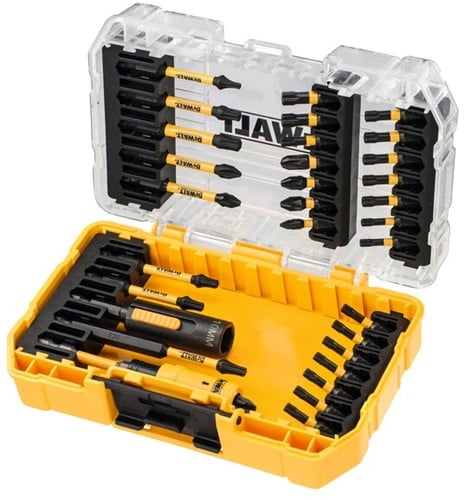 DeWalt Accessoires DT70747T-QZ Jeu d'embouts de vissage FLEXTORQ 32 pièces avec étui solide