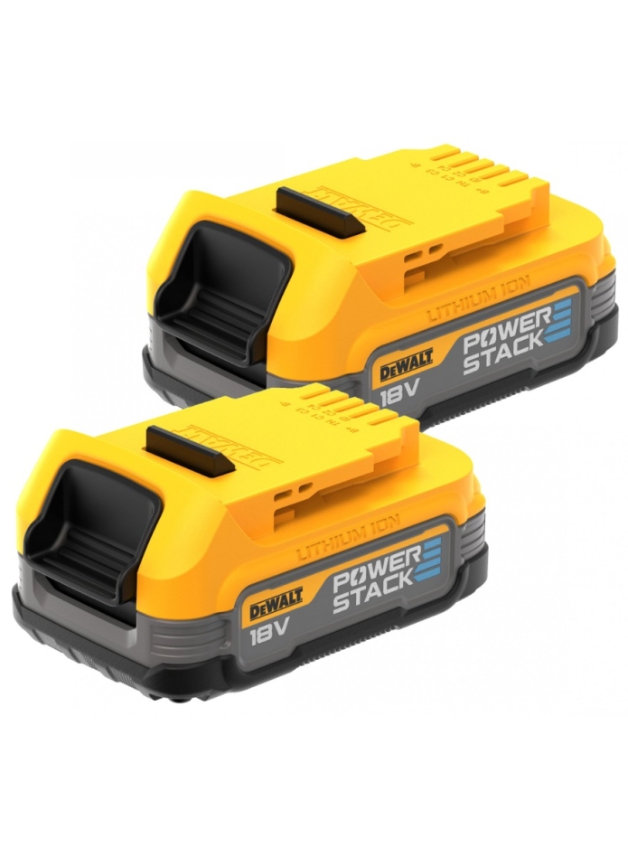 DeWalt Accessoires DCBP034E2-XJ Twinpack 18V XR 1.7Ah POWERSTACK Batterie