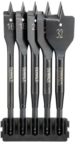 DeWALT Accessoires DT70834-QZ Support 5 pièces + forets Extreme IMPACT 16mm, 18mm, 20mm, 25mm, 32mm