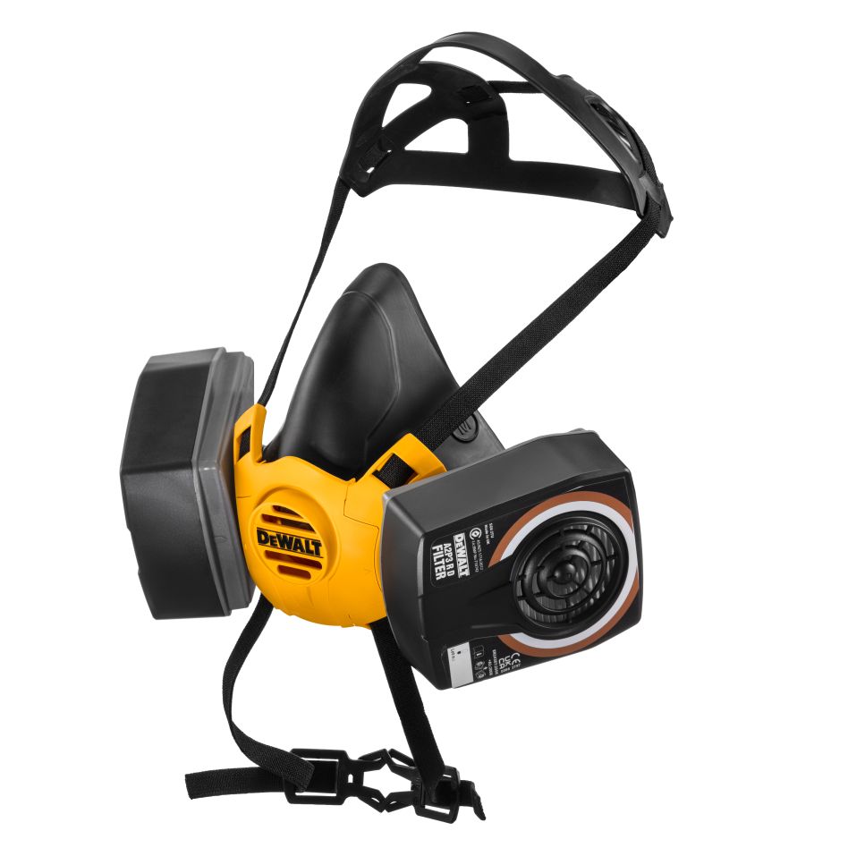 DeWALT Accessoires DXIR1HMMA2P3 Demi-masque léger avec filtres A2P3 - Taille M