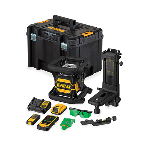 DeWalt DCE080D1GS-QW DCE080D1GS Laser rotatif vert 18 Volt 2.0 Ah Li-ion avec Bluetooth