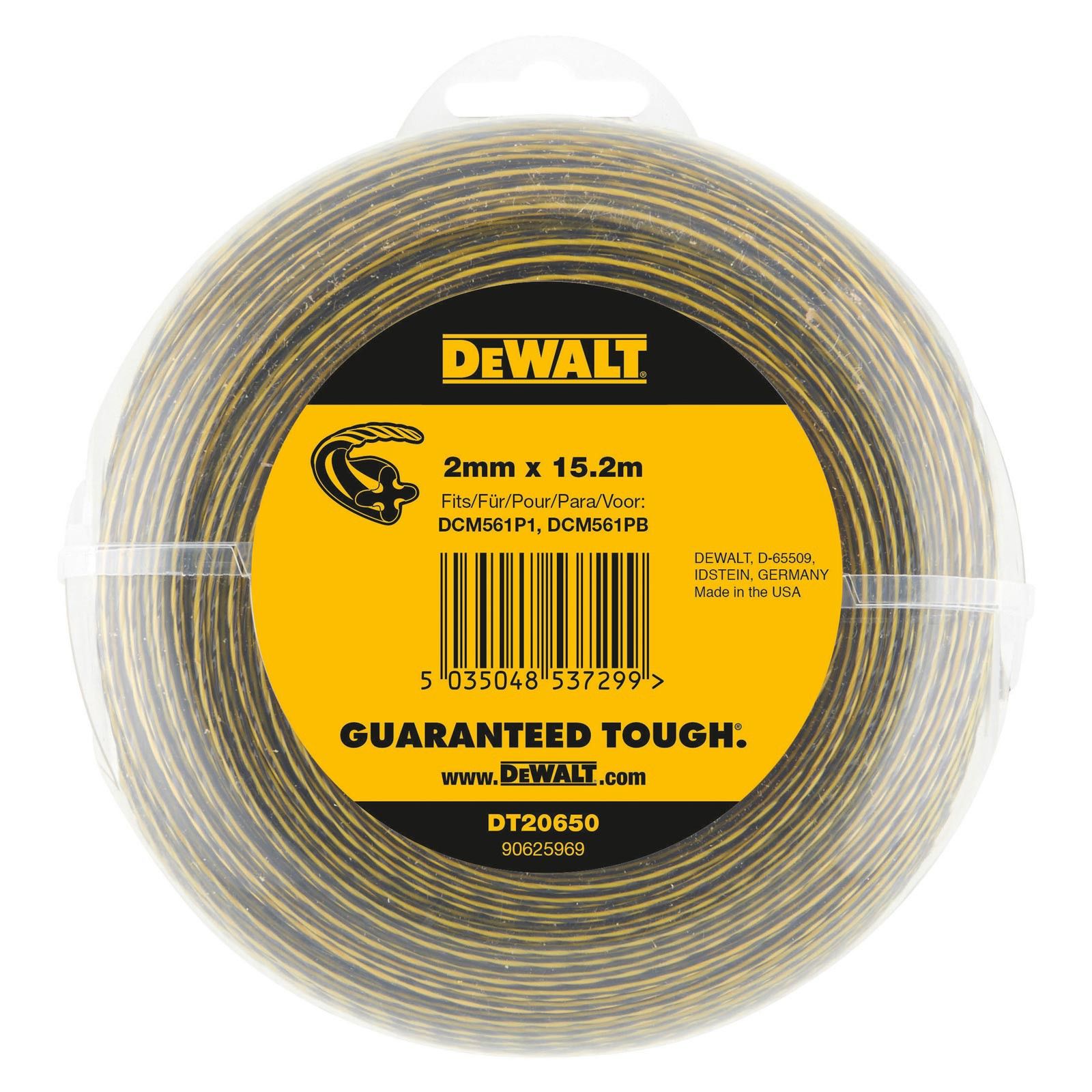 DeWalt Accessoires DT20650-QZ Bobine de fil 2 x 15,2 mm pour coupe bordures