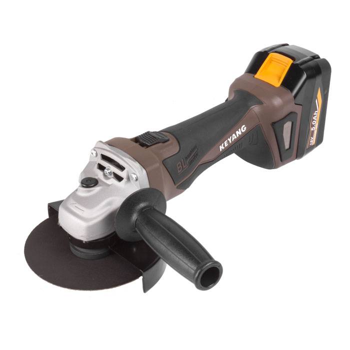 Keyang DG18BL 125S Meuleuse d'angle Accu 18V 5.0Ah Li-Ion 125 mm