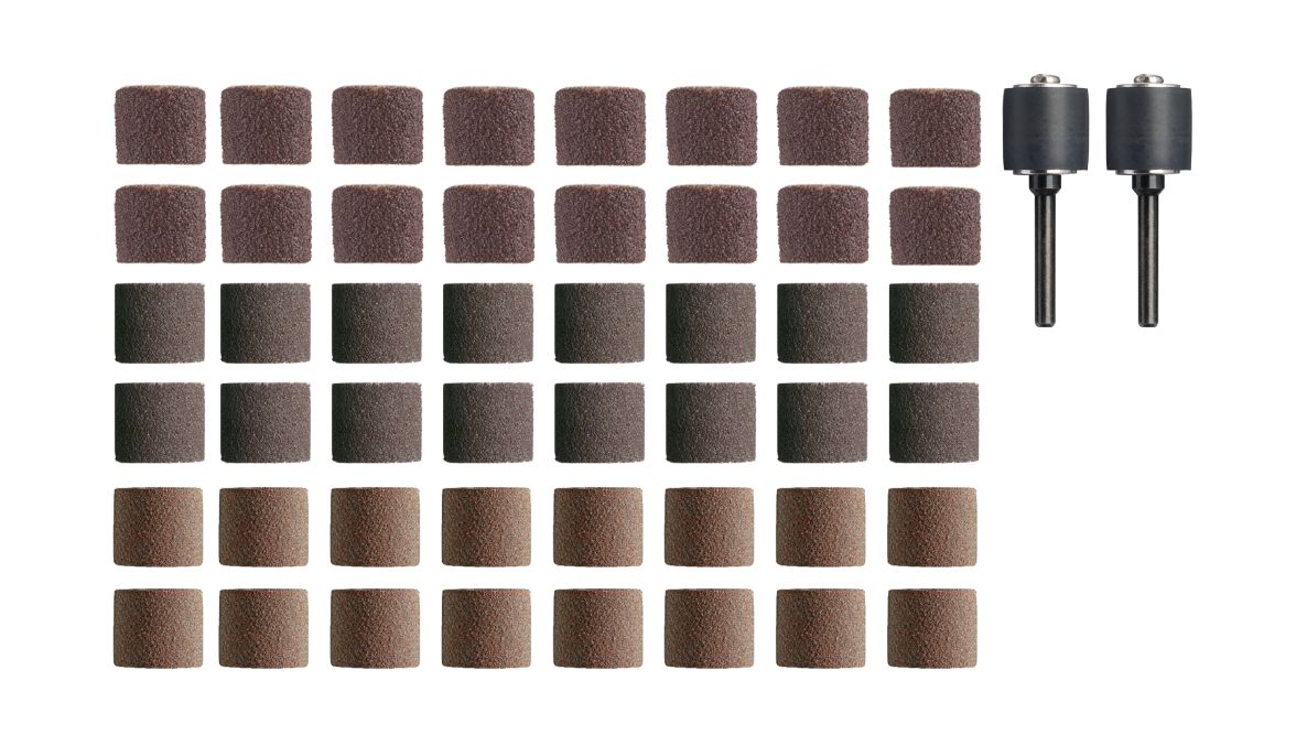 Dremel 26150771JA 771 Jeu d'abrasifs diam&egrave;tre de travail 13 mm 48 pi&egrave;ces