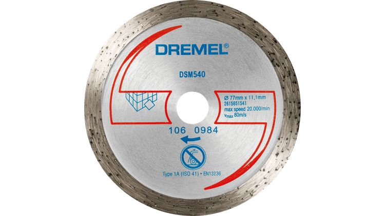 Dremel 2615S540JB Disque à découper diamanté DSM20 20 mm (DSM540)