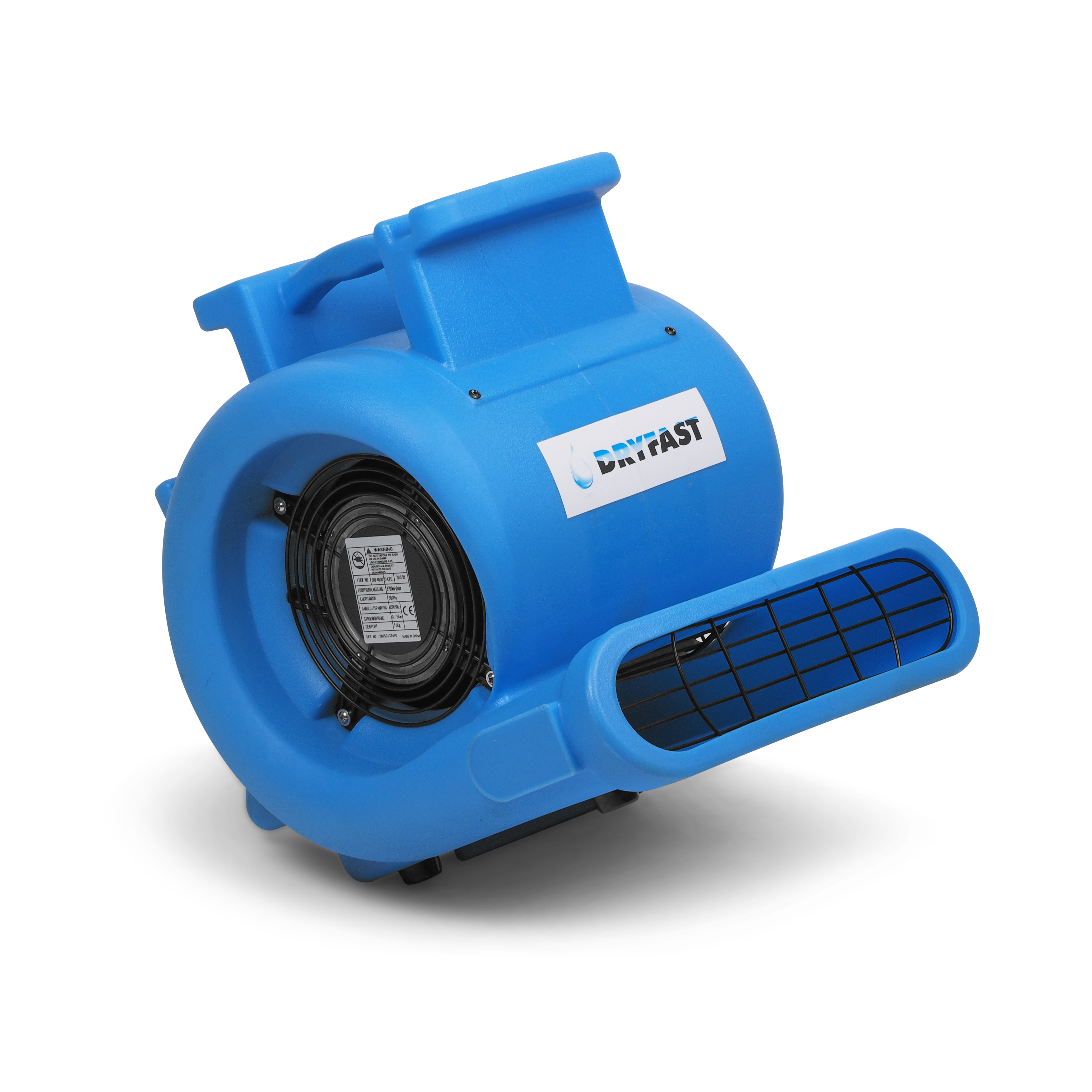 Dryfast DRF4000 Sécheur de bande à ventilateur radial avec compteur horaire
