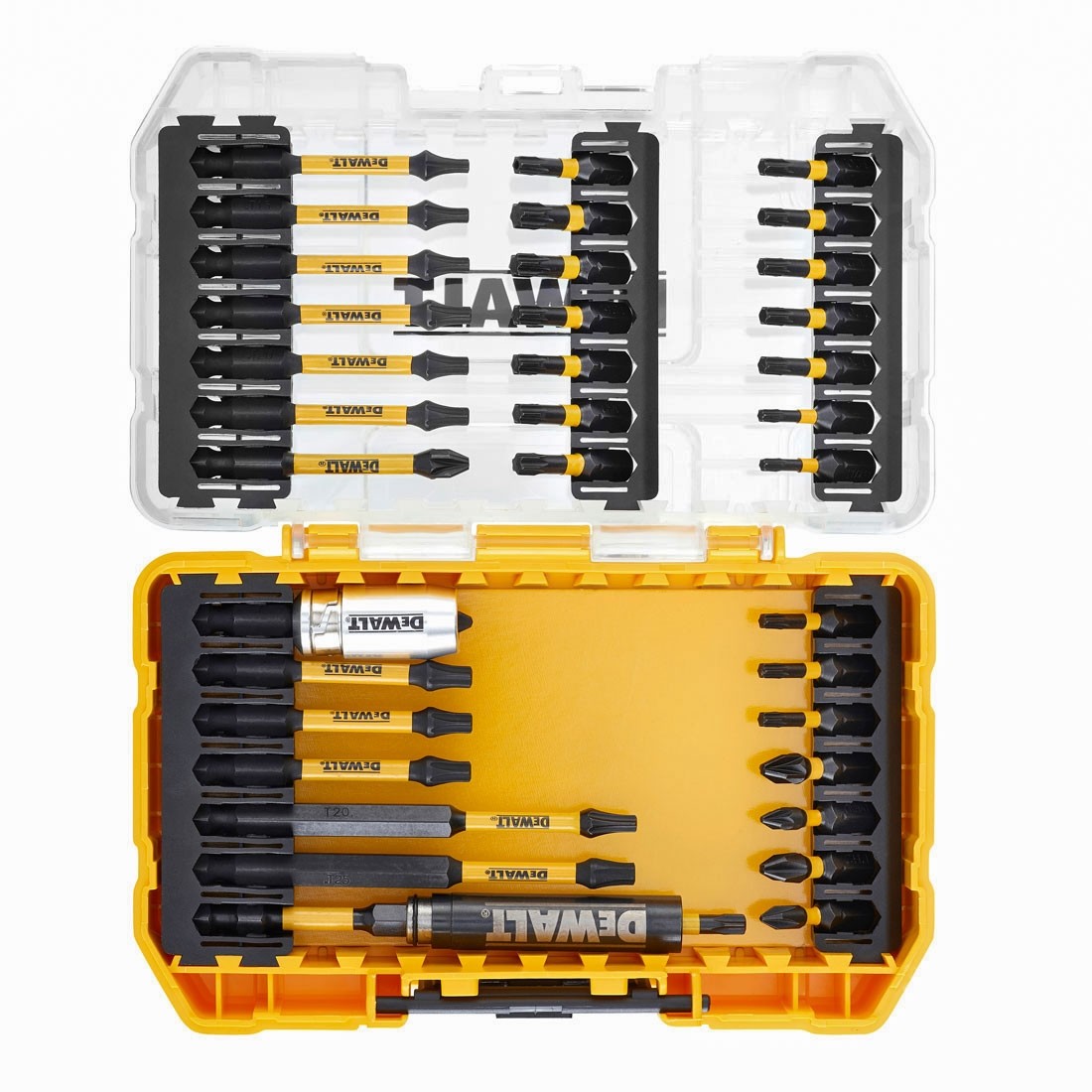 DeWalt Accessoires DT70732T-QZ Jeu d'embouts FlexTorq 37 pièces dans une mallette résistante