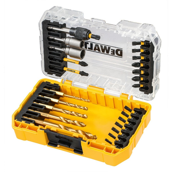DeWalt Accessoires DT70735T-QZ DT70735 Jeu de mèches 25 pièces FlexTorq dans une mallette robuste