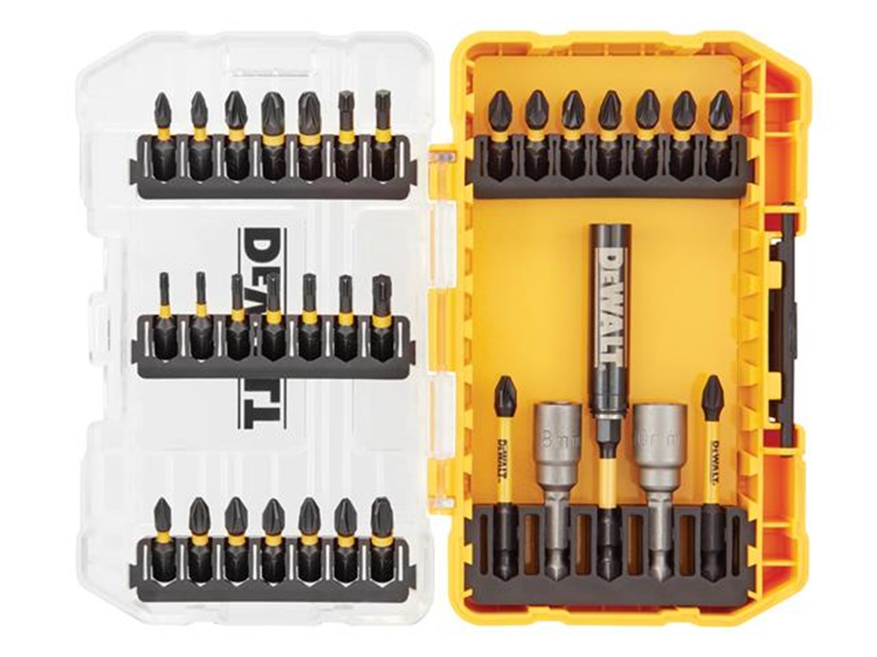 DeWalt Accessoires DT70742T-QZ Jeu d'embouts FlexTorq de 33 pièces dans une mallette robuste