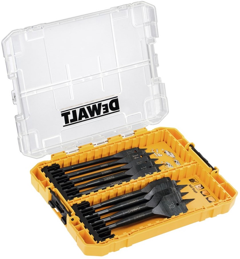 DeWalt Accessoires DT70751-QZ Coffret de forets Tough Case, Bois - 9 pièces