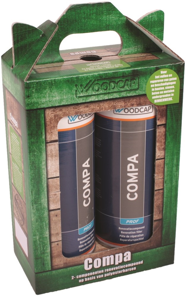 Köhler Woodcap 6101003 Compa Duopack Blanc 2 sets/boîte