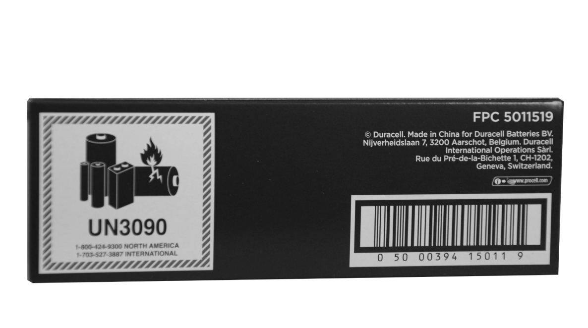 Duracell BDPILR06 Procell Intense Pile alcaline LR06 AA 1.5V boîte 10pcs