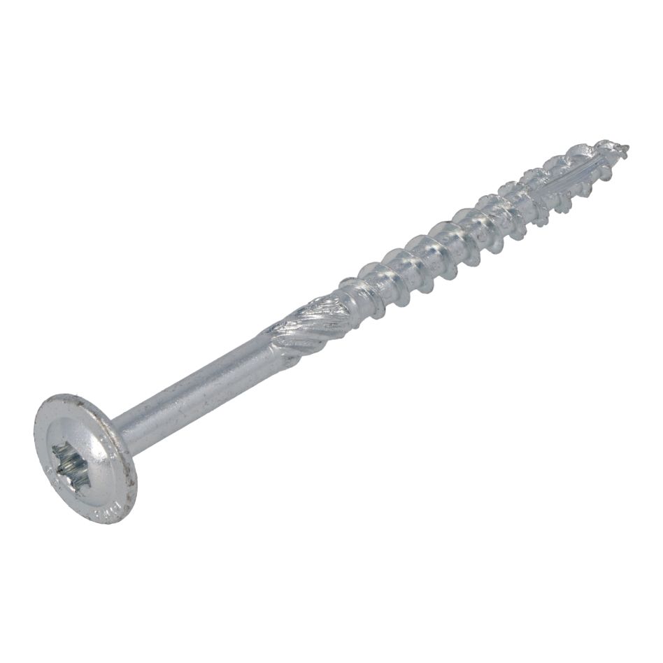 Dynaplus 0286.01.50601 Vis à bois VZ TK + pointe de coupe TX-30 6.0 x 100/55 mm - 50 pièces