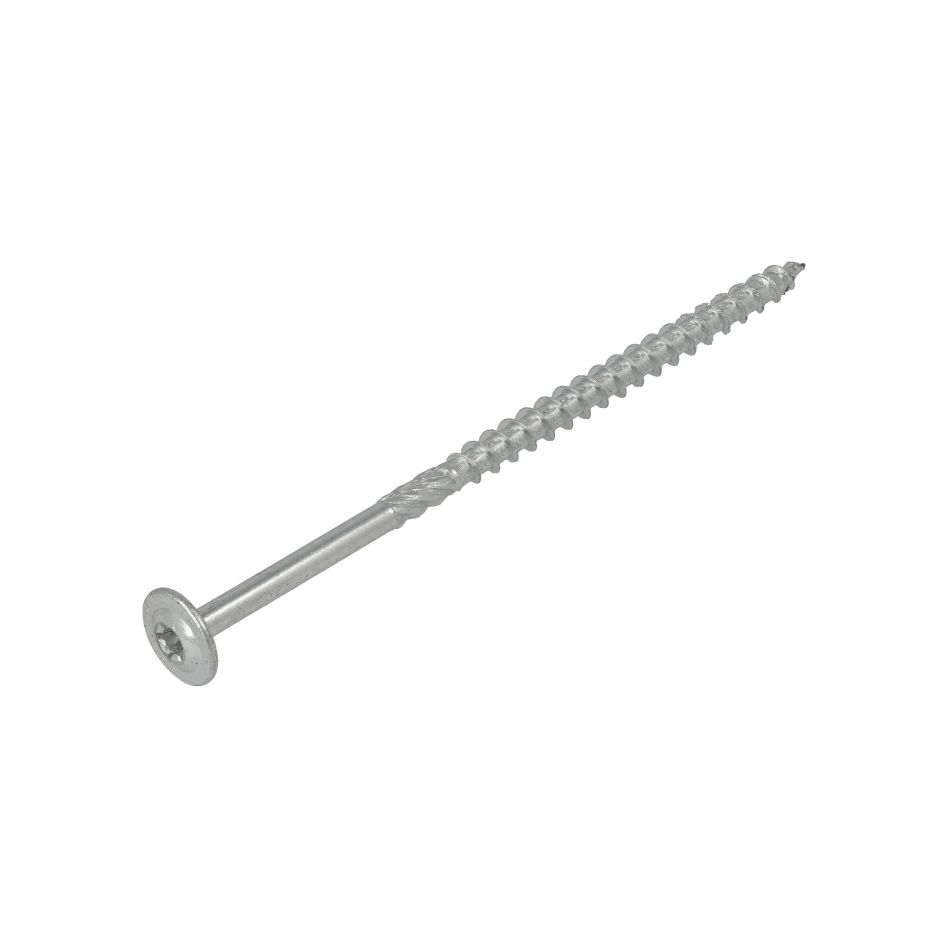 Dynaplus 0286.01.51301 Vis à bois VZ TK + pointe de coupe TX-30 6.0 x 180/80 mm - 50 pièces
