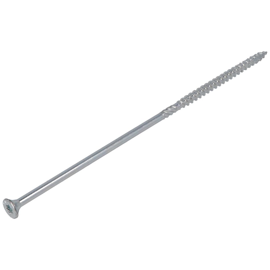 Dynaplus 0281.01.50801 Vis de construction VZ PK +Pointe de coupe TX-30 6.0 x 120/70 mm - 100 pièces