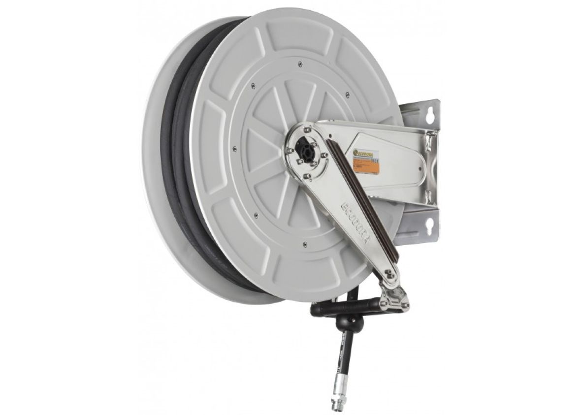Ecodora 567000113 Enrouleur de tuyau 25m (air/eau) - 200bar - tuyau dia. 3/8" - (4532/31)