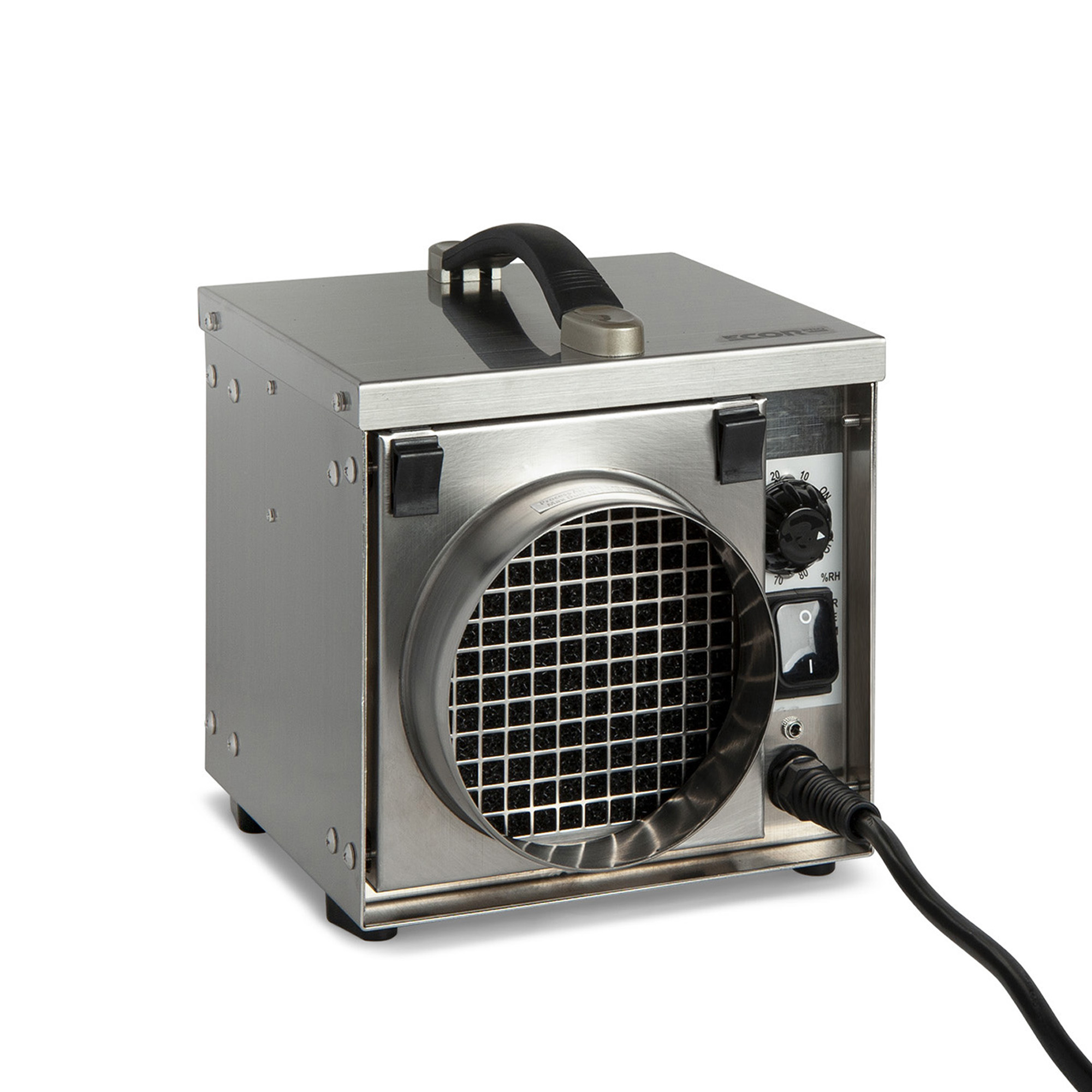 Ecor Pro DH800 Inox Déshumidificateur à adsorption DryFan 8l acier inoxydable