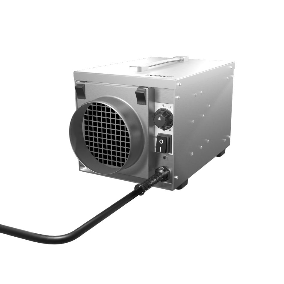 Ecor Pro DH1200 Inox Déshumidificateur à adsorption DryFan 12l acier inoxydable