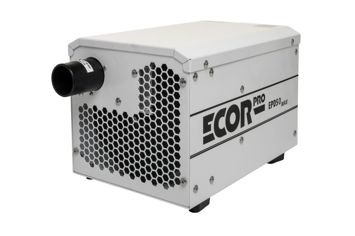 Ecor Pro EPD50 MAX Déshumidificateur à adsorption DryFan 13l avec WiFi blanc