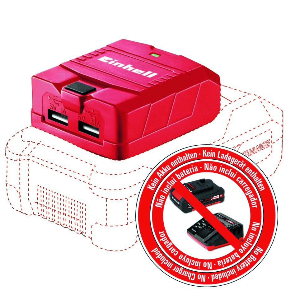 Einhell 4514120 Banque d'énergie sans fil TE-CP 18 Li USB-Solo