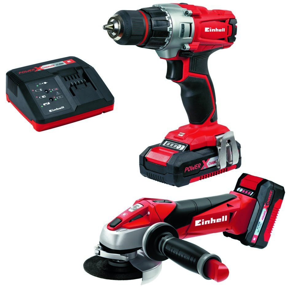 Einhell 4257211 Kit d'outils TE-TK 18 Li (CD+AG)
