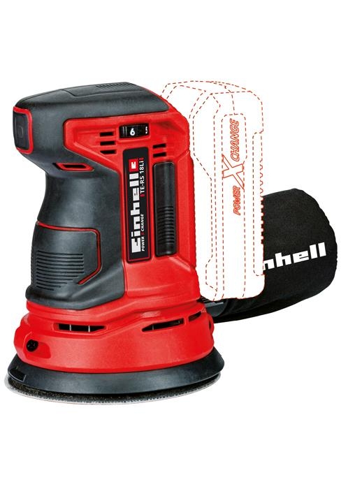 Einhell 4462010 TE-RS 18 Li-Solo Accu Eccentric Sander 18 volts excl. batteries et chargeur