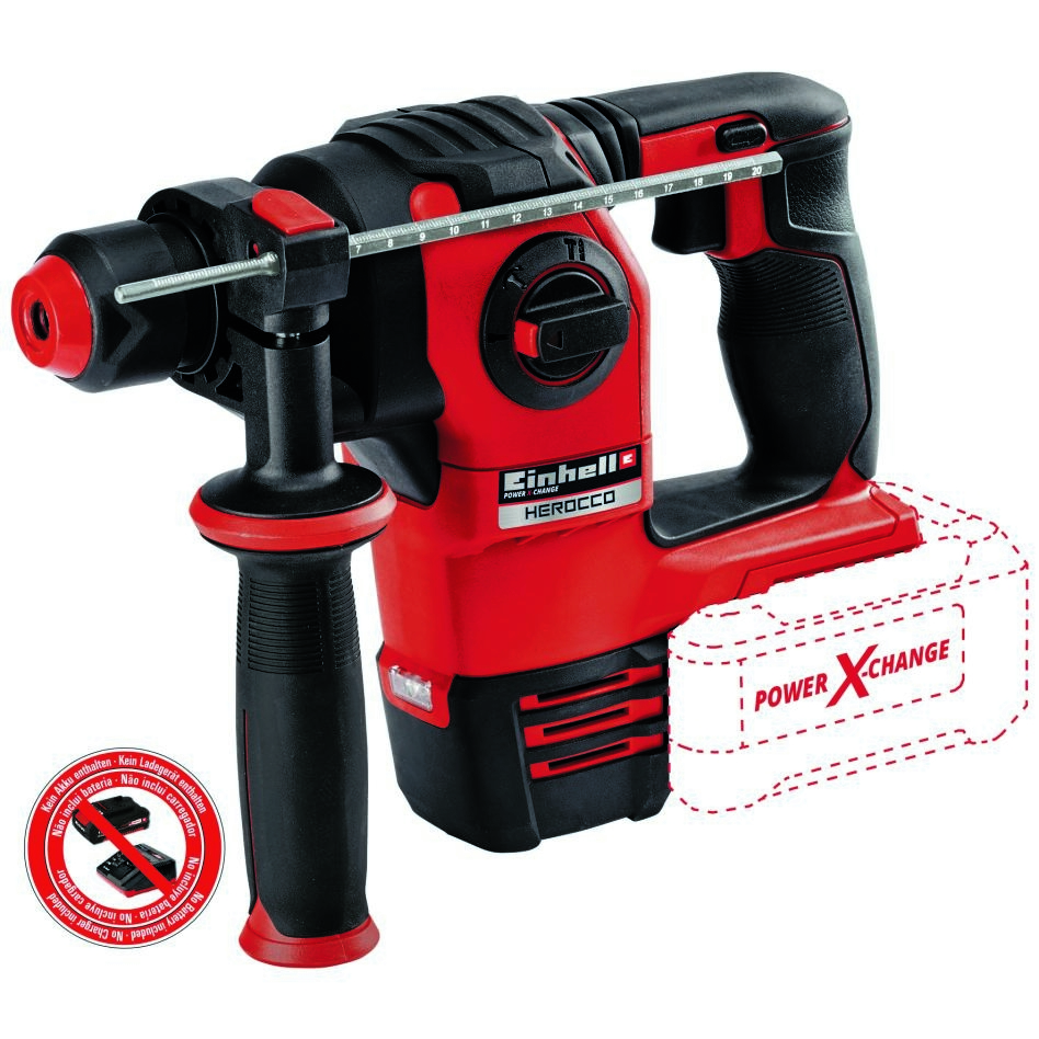 Einhell 4513900 HEROCCO Perceuse à percussion Accu 18 volts hors batteries et chargeur