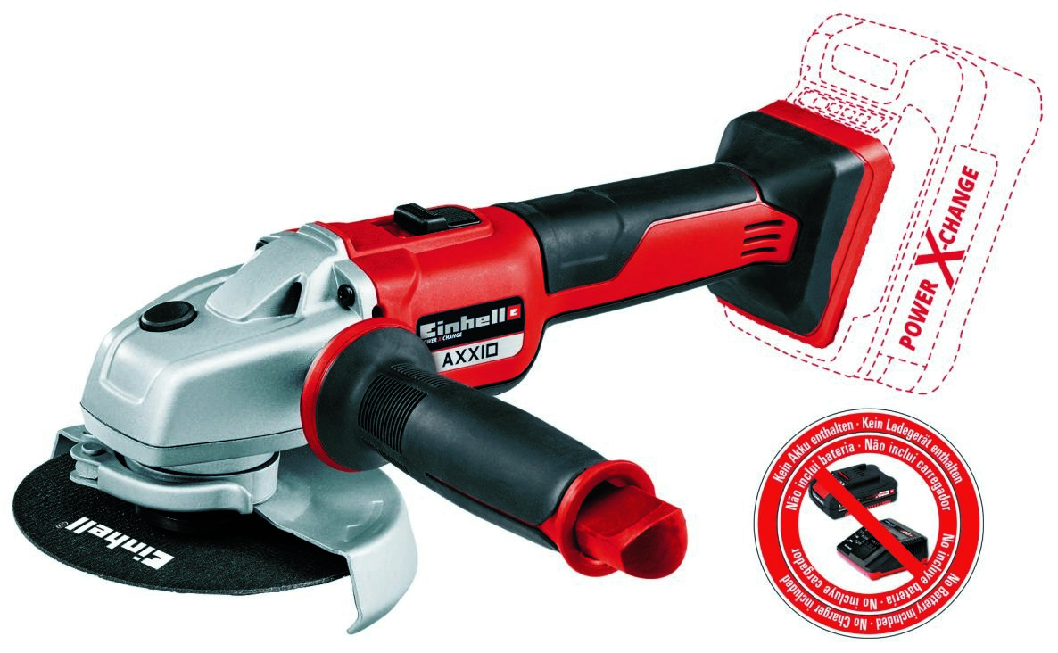 Einhell 4431140 AXXIO Accu Meuleuse d'angle 125 mm 18 Volt sans batteries ni chargeur