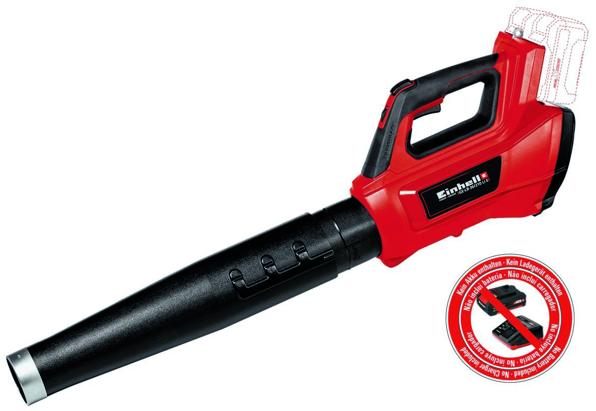 Einhell 3433620 GE-LB 36/210 Li E-Solo Accu Leaf Blower 2 x 18 Volts sans batteries et chargeur