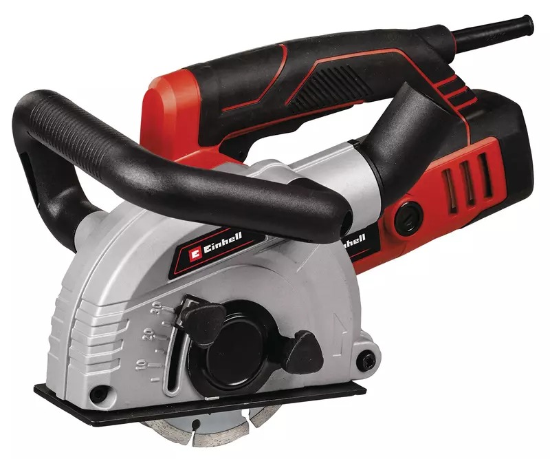 Einhell 4350735 TE-MA 1500 Wall Router avec 2 disques de coupe diamantés dans un sac de rangement