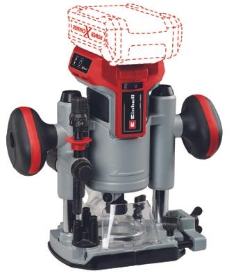 Einhell 4350411 TP-RO 18 LI BL toupie sans fil 18 volts hors batteries et chargeur