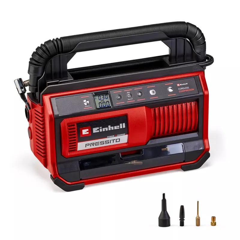 Einhell 4020420 PRESSITO 18/25 Li Solo 3in1 Accu Compressor excl. batterie et chargeur en boîte