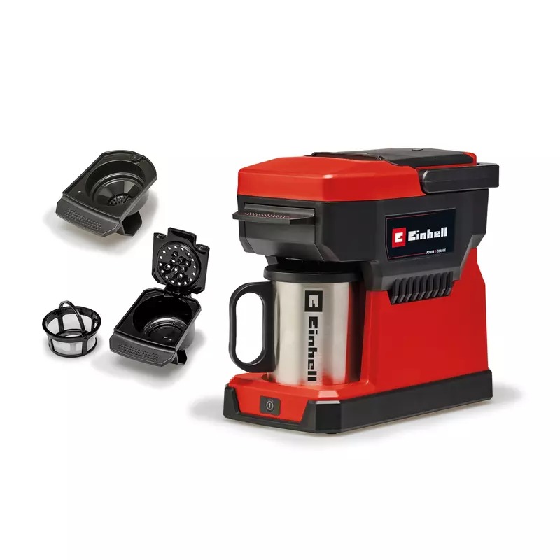 Einhell 4609990 TE-CF 18 Li Solo Cordless Coffee Maker excl. batterie et chargeur en boîte